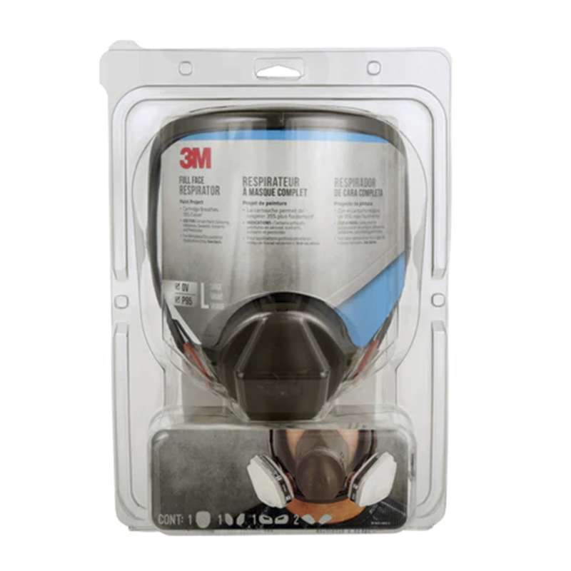 3M™ Full Face Reusable Paint Project Respirator OV/P95, 69P71P1-DC, Large, 1 each/pack, 2 packs/case